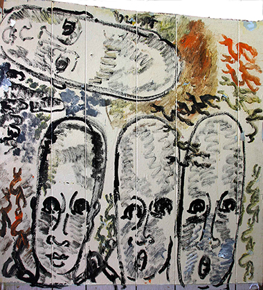 Purvis Young Painting