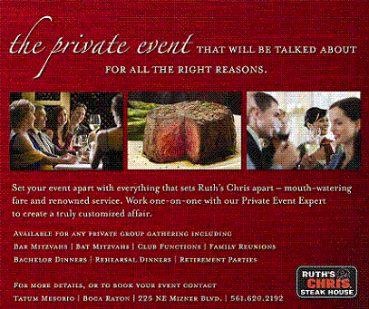 Ruth's Chris Steak House Private Events in Boca Raton, FL