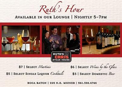 Ruth's Chris Happy Hour