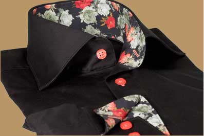 A flamboyant fitted shirt.