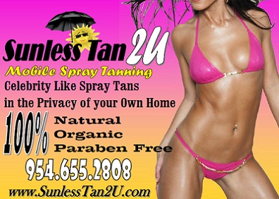 Mobile Spray Tanning in south Florida